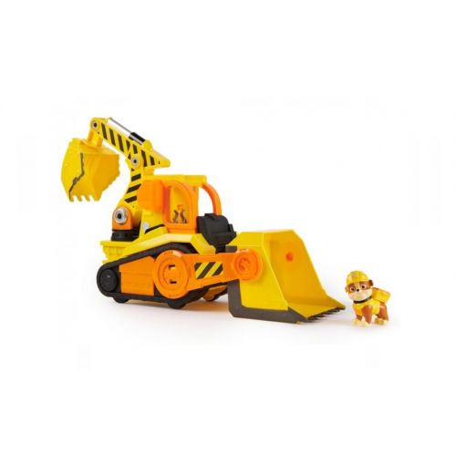 SPIN MASTER Paw Patrol Rubble&Crew Interaktivní vozidlo se zvuky Rubble
