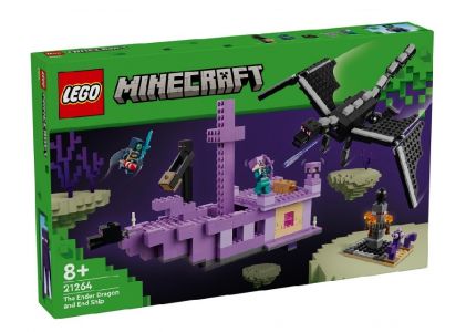 LEGO Minecraft 21264 Drak z Enderu a loď z Endu