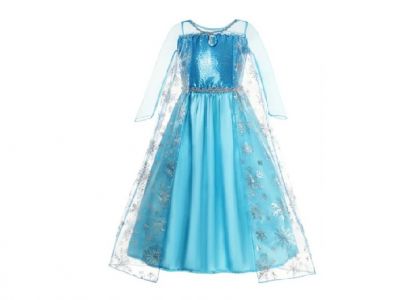 Kostým dětský Frozen Ledové království Elsa šaty s flitry M 120