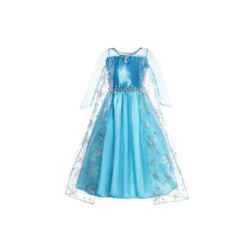 Kostým dětský Frozen Ledové království Elsa šaty s flitry M 130