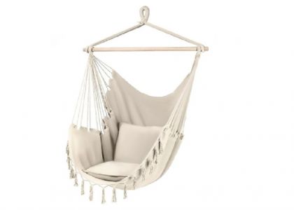 Iso Trade Houpací síť brazilská židle Gardlov 23670 béžová