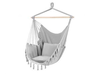 Iso Trade Houpací síť brazilská židle Gardlov 23671 šedá
