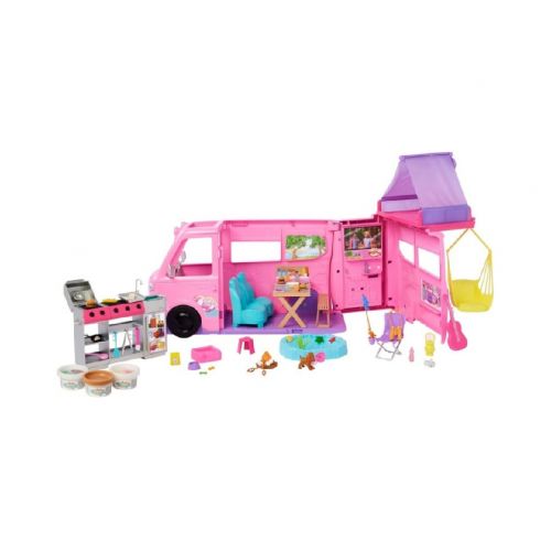 Mattel Barbie Karavan snů se stanem HRJ78