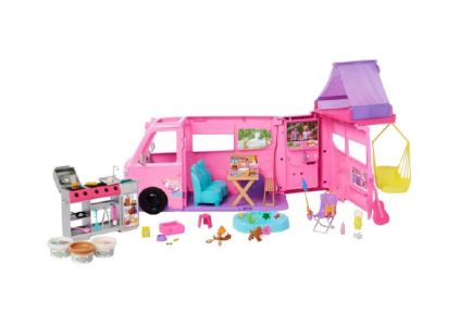 Mattel Barbie Karavan snů se stanem HRJ78