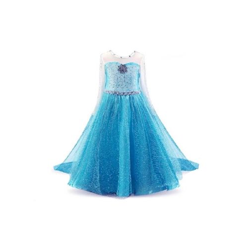 Kostým dětský Frozen Ledové království Elsa dlouhé plesové šaty L 130