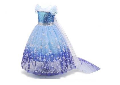 Kostým dětský šaty Frozen Ledové království Elsa M 120