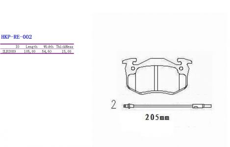 ALPHA BRAKES BRZDOVÉ DESTIČKY PŘEDNÍ RENAULT TWINGO 96- SYSTEM BENDIX