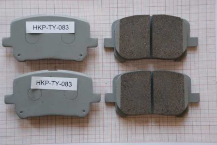 ALPHA BRAKES BRZDOVÉ DESTIČKY PŘEDNÍ TOYOTA CAMRY 2.2 97-,3.0 96-, LEXUS ES300 3.0 V6 96-01, RX300 3.0 V6 9