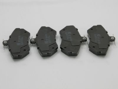 ALPHA BRAKES BRZDOVÉ DESTIČKY PŘEDNÍ T-16MM VW GOLF III 92-, CADDY -04, SEAT CORDOBA/IBIZA -02 SYSTEM TRW