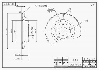 ALPHA BRAKES Brzdový kotouč JEEP GRAND CHEROKEE WJ/WG 52098672