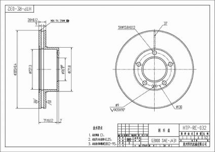 ALPHA BRAKES BRZDOVÝ KOTOUČ PŘEDNÍ RENAULT MASTER II 98-, OPEL MOVANO 98- 305MM