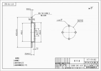 ALPHA BRAKES BRZDOVÝ KOTOUČ ZADNÍ FORD FOCUS -04, SIERRA -93, SCORPIO -98, MAZDA 2 02-