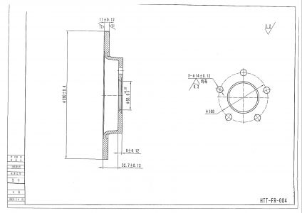 ALPHA BRAKES BRZDOVÝ KOTOUČ ZADNÍ 280MM FORD FOCUS II 04-,C-MAX 07-,VOLVO C30,S40II,V50 04-