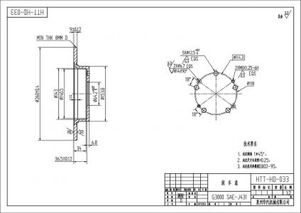 ALPHA BRAKES BRZDOVÝ KOTOUČ ZADNÍ HONDA CIVIC 06- 260MM
