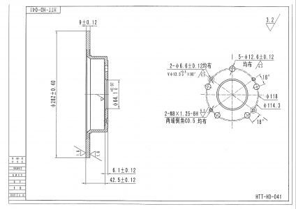 ALPHA BRAKES BRZDOVÝ KOTOUČ ZADNÍ HONDA ACCORD 2.0,2.4,2.2D 08- 282MM