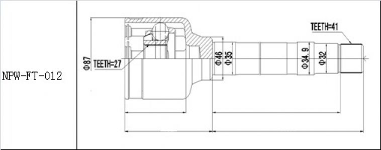 NTY KLOUB POLOOSY VNITŘNÍ FIAT DUCATO/PEUGEOT BOXER/CITROEN JUMPER 2.2HDI,2.3HDI 06- PRAVÝ